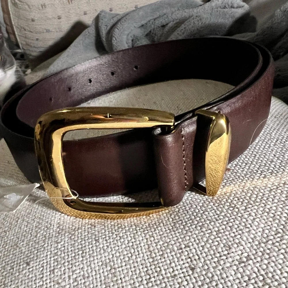 Madewell chunky metal statement belt size L